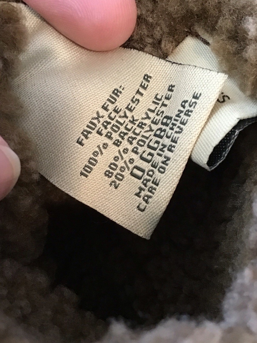 L.L. Bean Women's Brown Shearling-Lined Suede Mittens L/XL - Picture 5 of 5